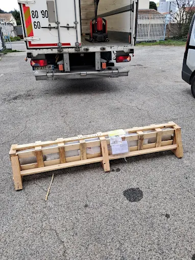 Palette de colis prête pour livraison